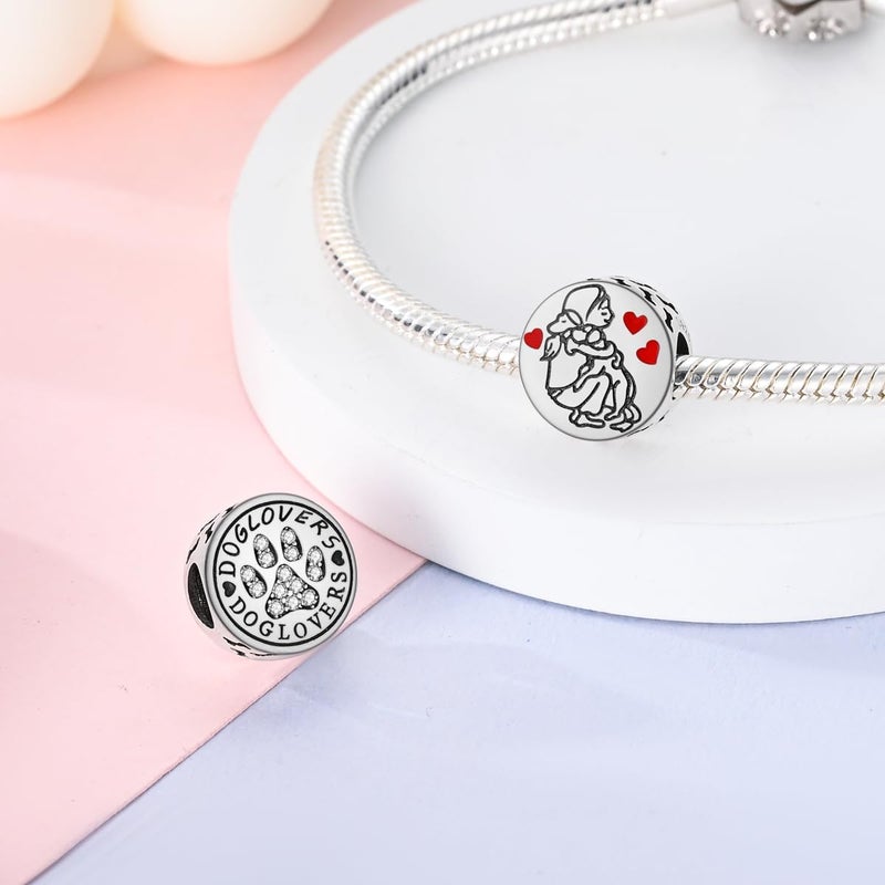 Hapour Store 925 Sterling Silver Charms for Bracelets Necklace European Jewelry Pendant Beads Charm for Women Mom - Image 2